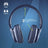 Over-Ear Koptelefoon met Bluetooth en Microfoon – Blauw