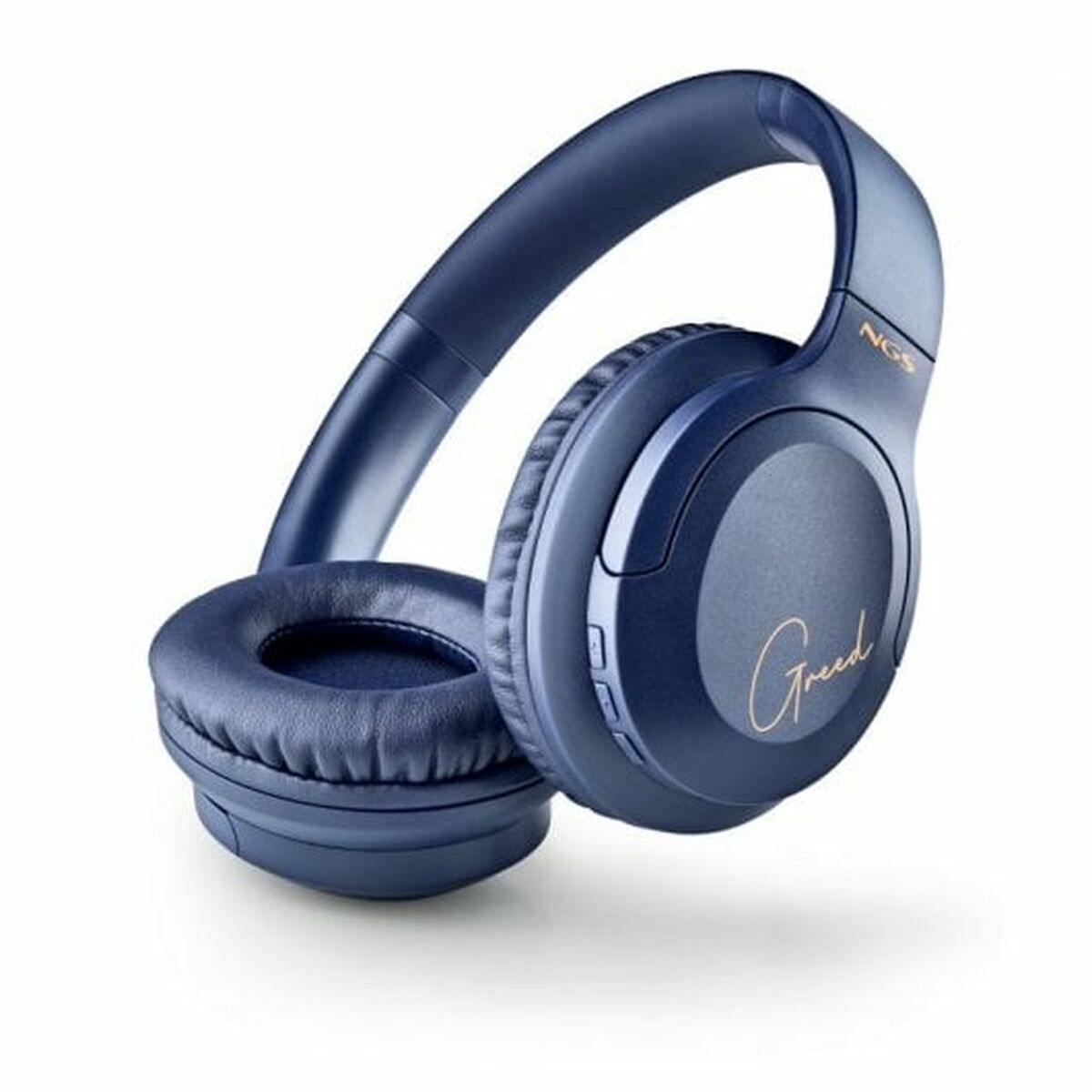 Over-Ear Koptelefoon met Bluetooth en Microfoon – Blauw