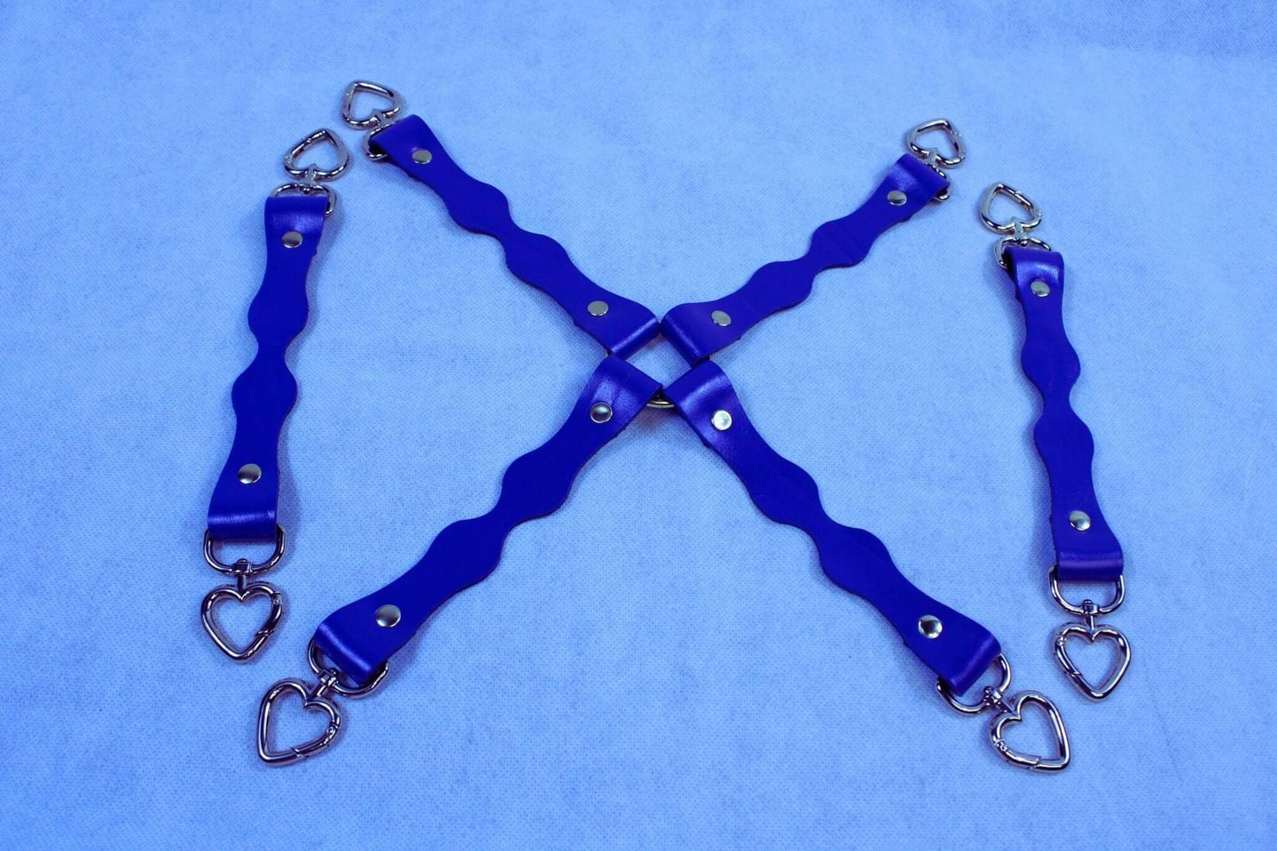 BDSM Gear Handmade Leather Connectors with D-Ring